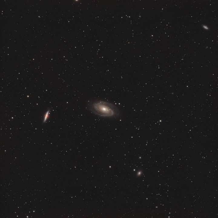 M81 and M82, Bode's Galaxy and Cigar Galaxy