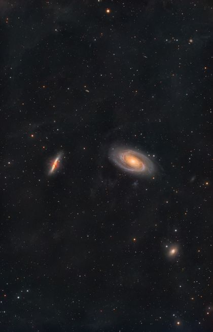 M81, M82, and Faint Galactic Cirrus