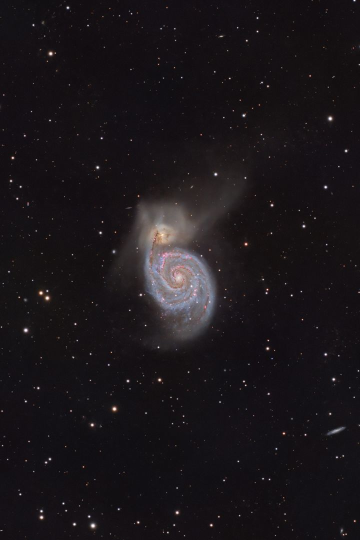 The Whirlpool Galaxy (M51) and NGC 5195