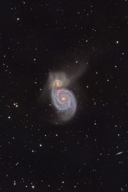 The Whirlpool Galaxy (M51) and NGC 5195