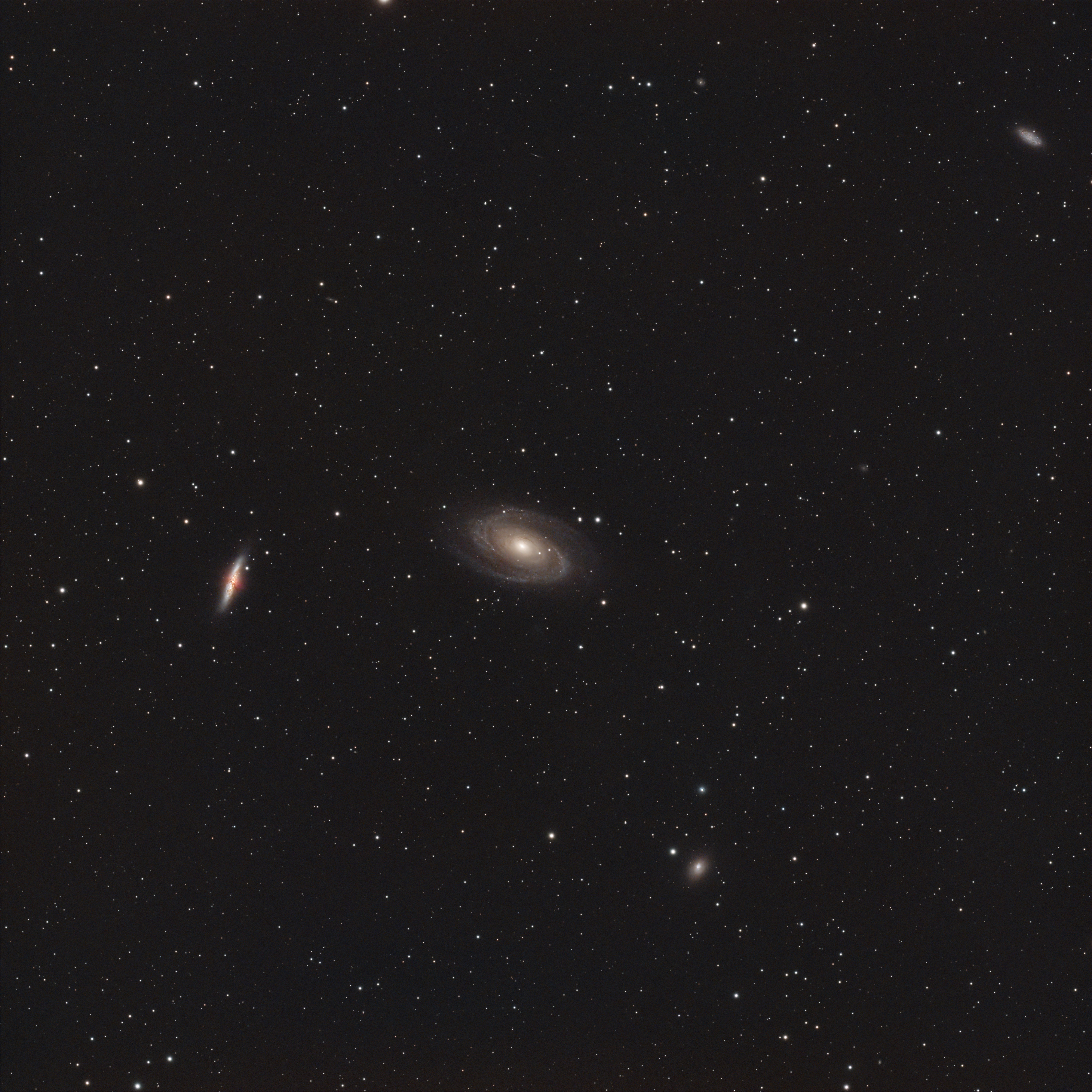 M81 and M82, Bode's Galaxy and Cigar Galaxy